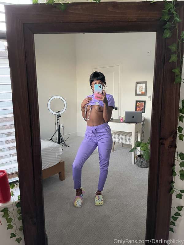 Nurse Nicky or Doctor Darling?  What brought you in today?