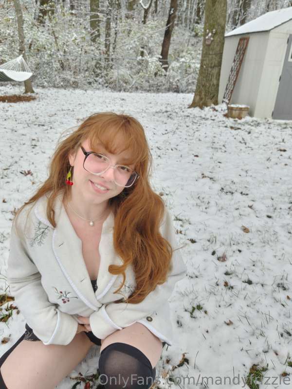 Its so nipply out in the snow 17