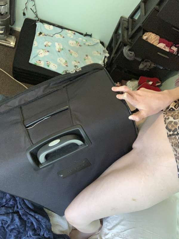 Just humping a suitcase 🧳
