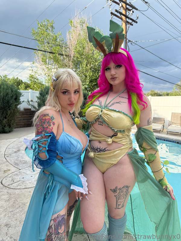 Who is going to join these eeveelutions in the pool? @spooky..