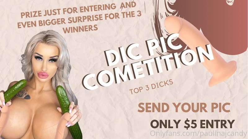 ***𝔻𝕚𝕔𝕜 𝕡𝕚𝕔 𝕔𝕠𝕞𝕡𝕖𝕥𝕚𝕥𝕚𝕠𝕟*** 🏆🍆
➪ ENTRY ONLY $5 
I’ll be choos..