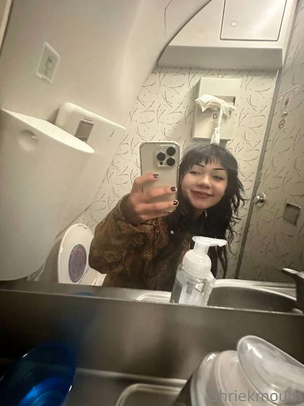 May have taken some topless pics on United Airlines and some.. 2