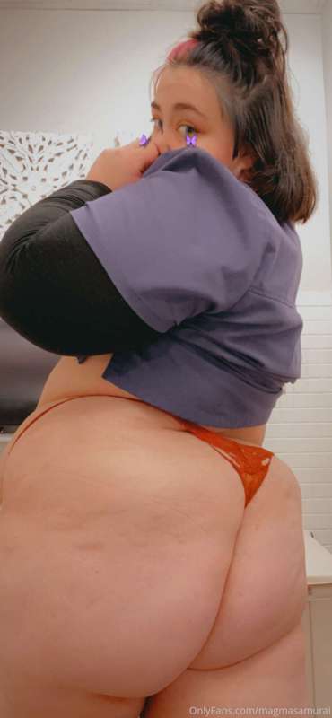 I’ve started to really enjoy showing off my fat ass at work ..