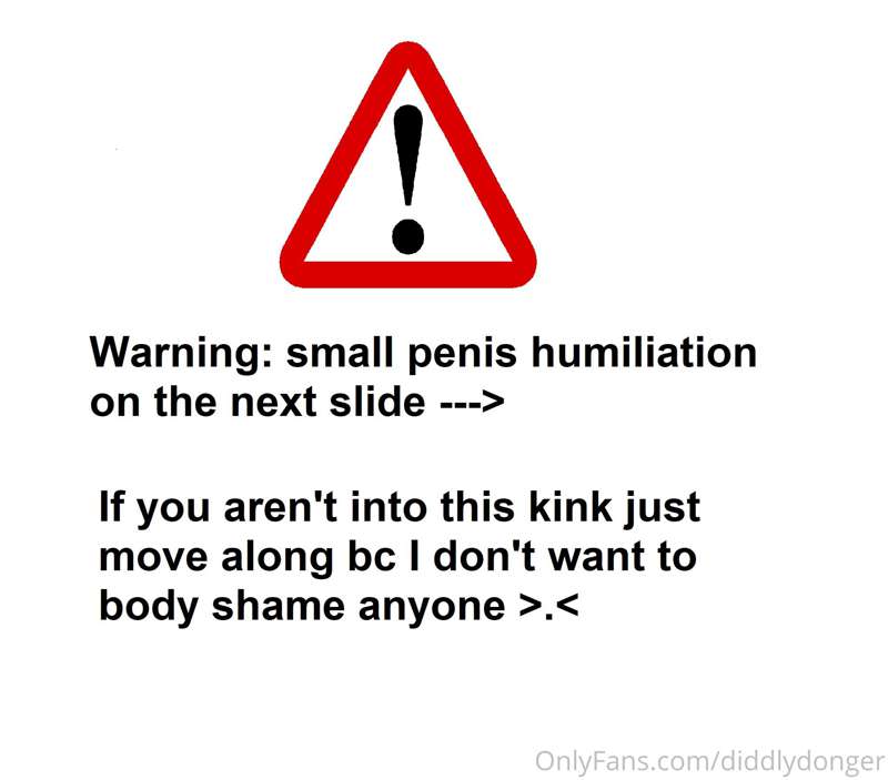 SMALL PENIS HUMILIATION GIF AHEAD
*please read*
This is a sp..