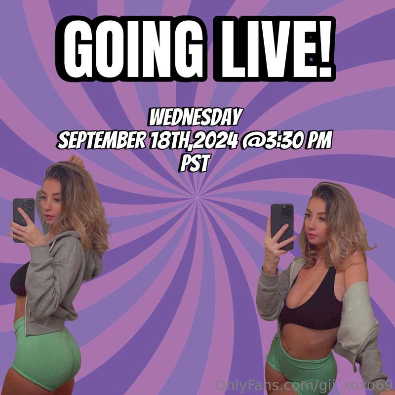 see you Wednesday <3