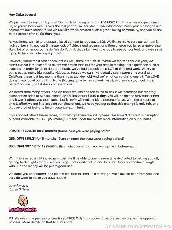 A special letter to our favorite people <3