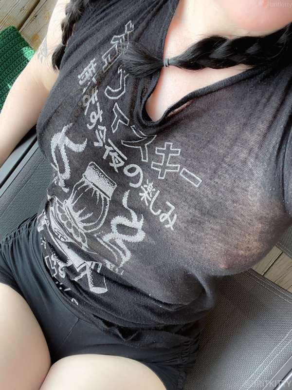 i got really excited showing off my nipples :3 swipe for mor.. 9