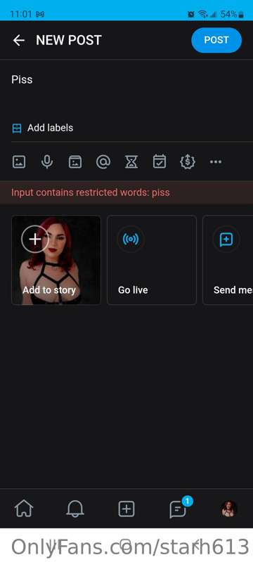 Also how you not gonna let me say píss but posting my whole ..
