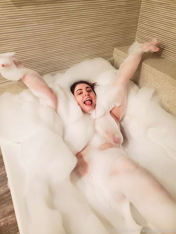 So many bubbles!! Would you play in the bubbles with me, dad.. 2