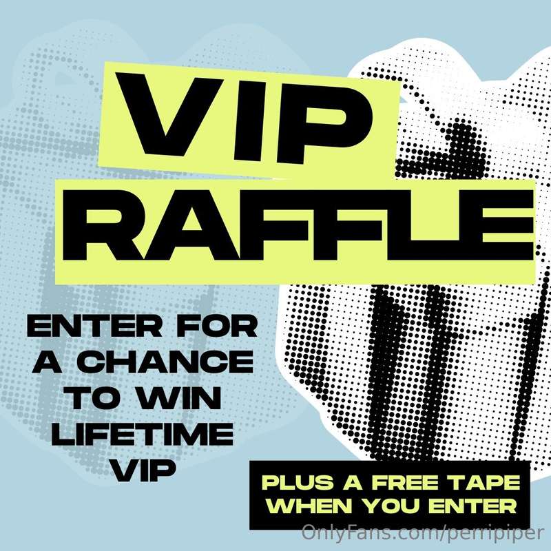 ⭐ LIFETIME VIP RAFFLE ⭐ I was in the mood to spoil so I deci..