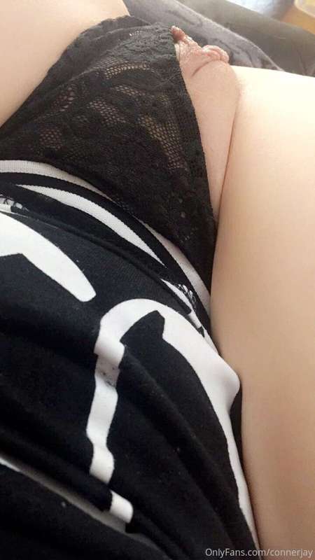 Pull my panties to the side and slide your cock in me 1
