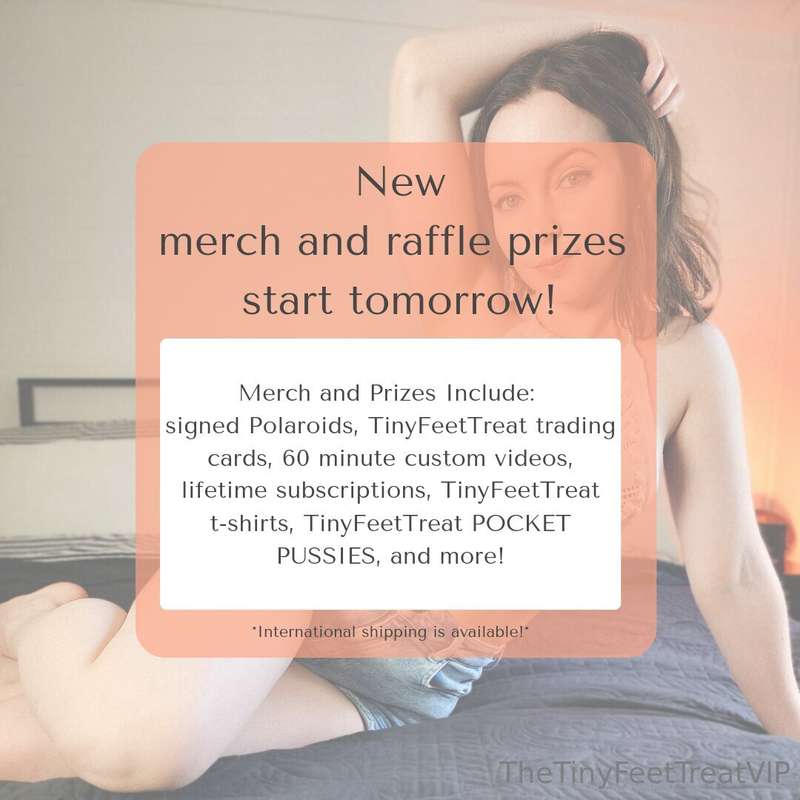 Big news!  I have a lot of fun ***merch and new prizes*** co..