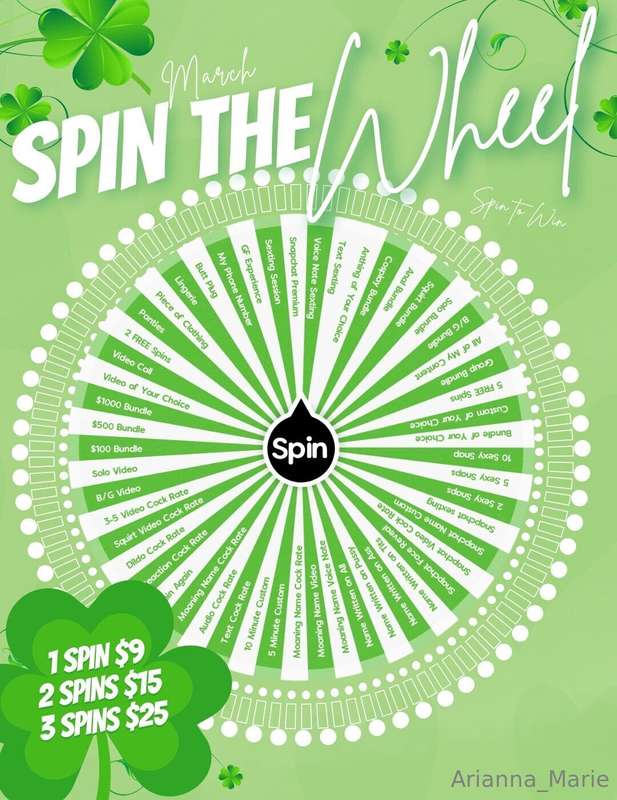  🍀 Try your luck on my March wheel 🍀💰 Every spin WINS 💰