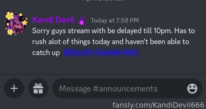 Kandidevil666 - Fansly - 27 Apr, 2023