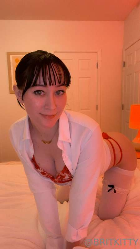 red and white lingerie ❤️🤍 5