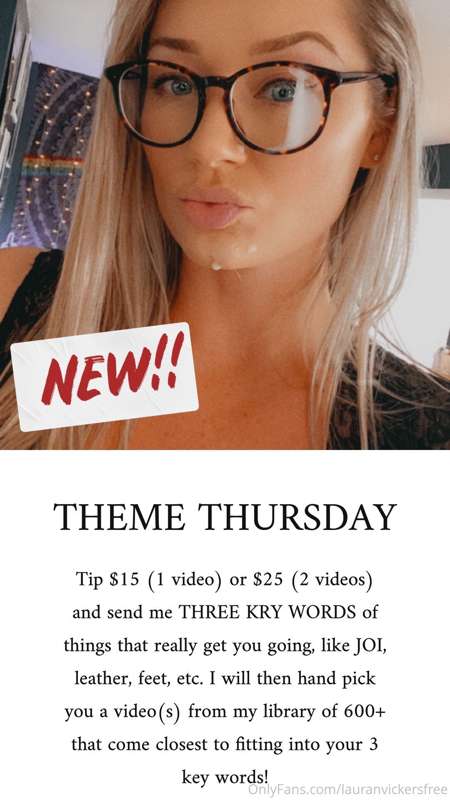 🔥 IT’S THEME THURSDAY 🔥    This is a BRAND NEW promotion I a..