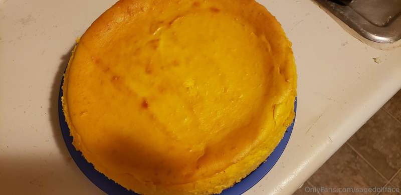 I made a cheesecake from scratch for my partner's birthday.