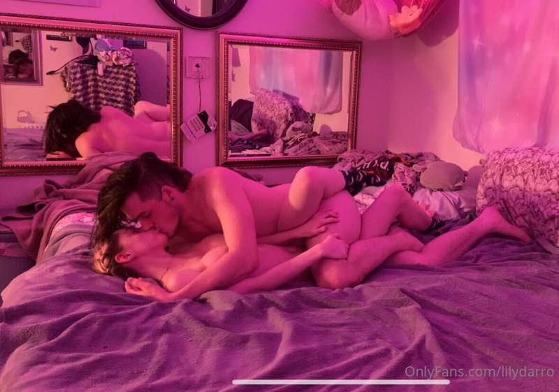 Tangled and cuddling
