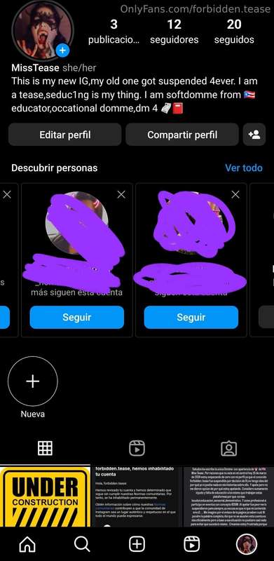 Mi nuevo ig:forbidden_misstease