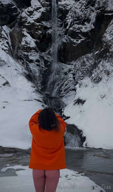 The contrast of the cold winter landscape and the warmth of ..