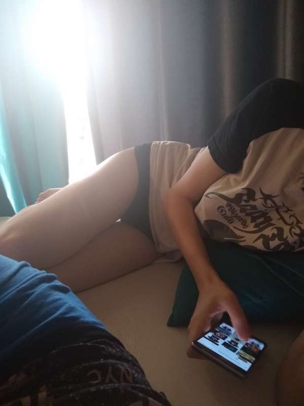 enjoy some candid photos of me wearing an anime t-shirt xD 2