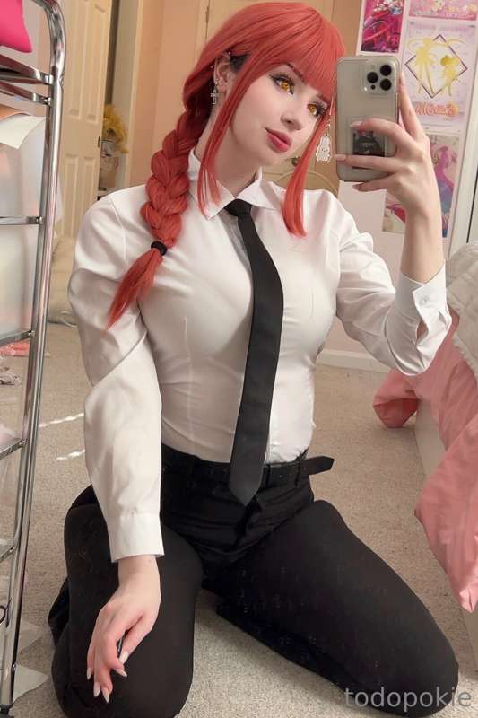 Makima got a bit naughty tonight >;) send that DM 😈 3