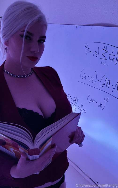 Math nerds are sexy. I felt very intimate while shooting thi..