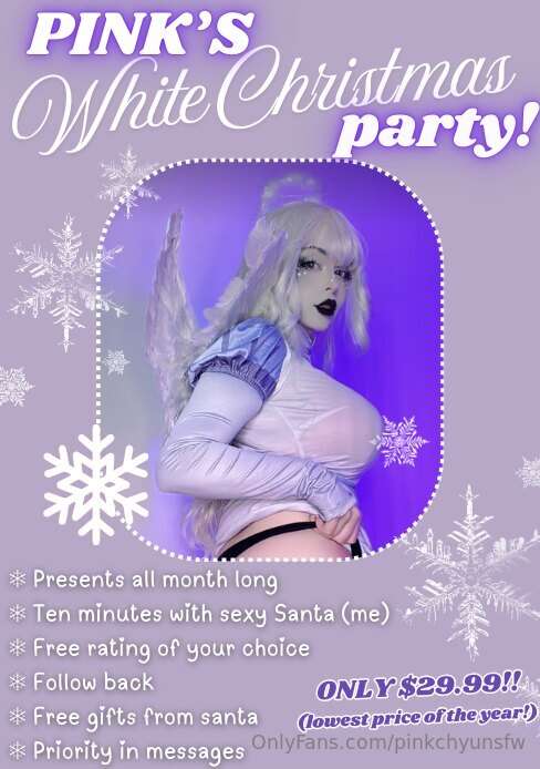 ❄ PINK'S WHITE CHRISTMAS PARTY❄Join to be spoiled with:❅ Pre..