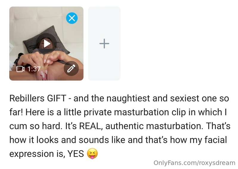 All Rebillers just received a free masturbation clip - check..