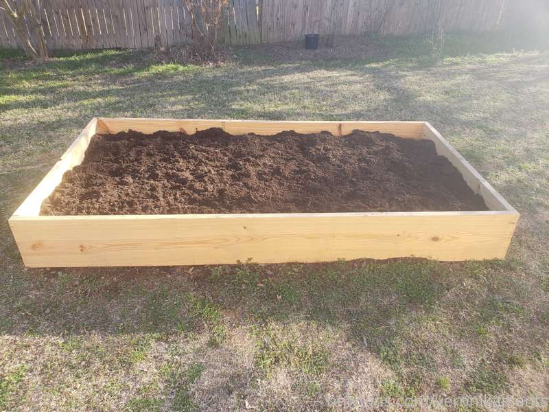 Filled!! Excited to put plants in it! and excited to build a..