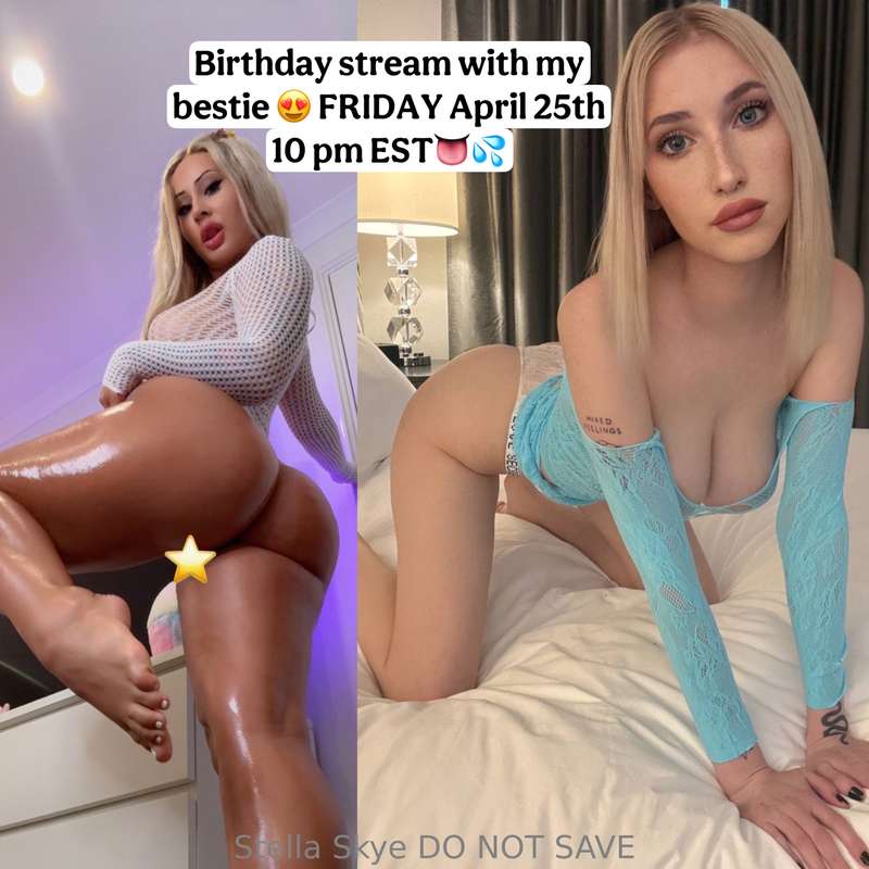 IM LIVE WITH MY BESTIE RN 🥂 COME WATCH US GET WILD! We’re ab..