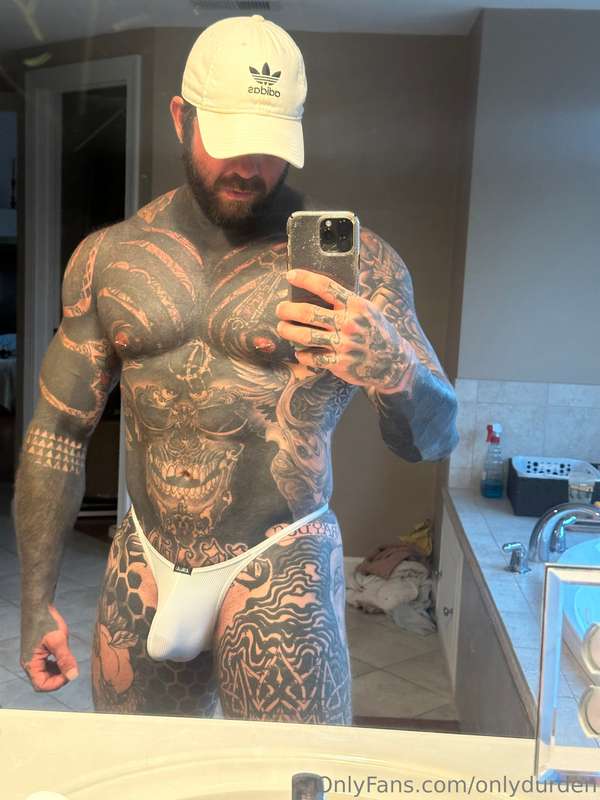 White thong White hat 1