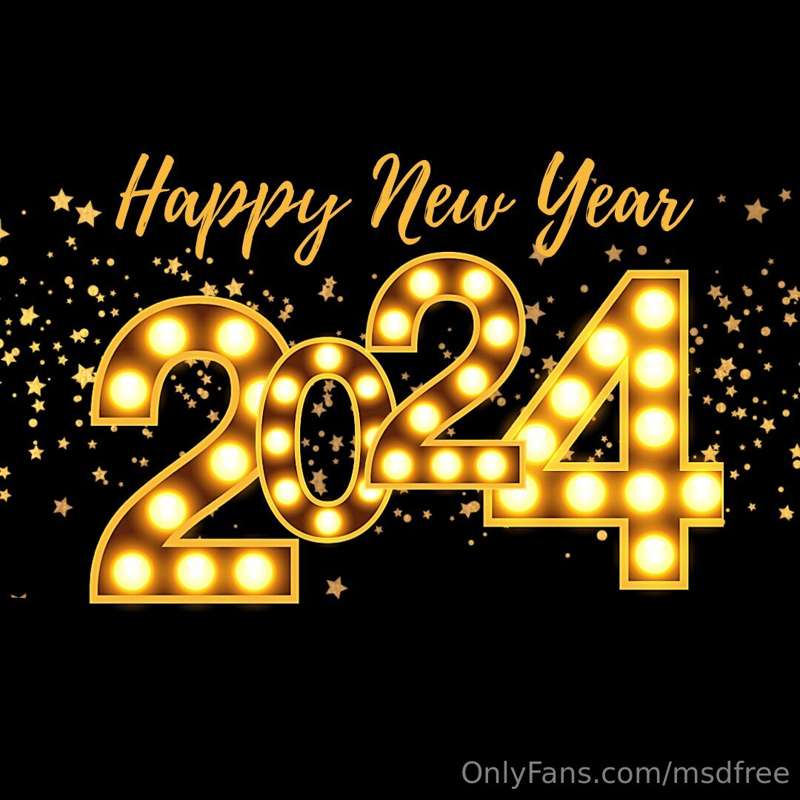 Happy new year! ✨🥳 Welcome 2024 🍾  onlyfans.com/msdtv