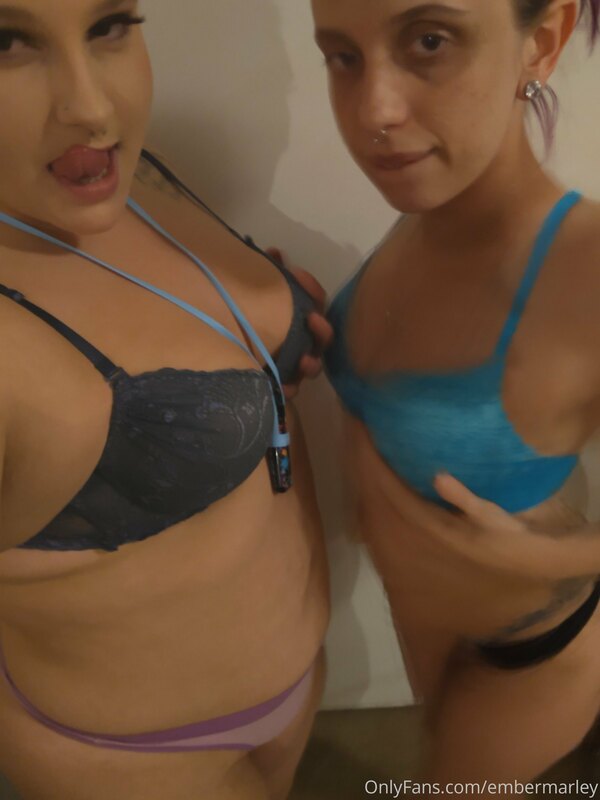 Sexy ladies! Don’t mind the banana I was hungry lol. Let us ..