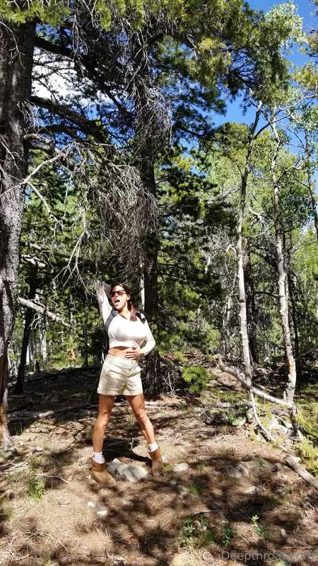 What would you do if you saw me hiking and I needed some dic..