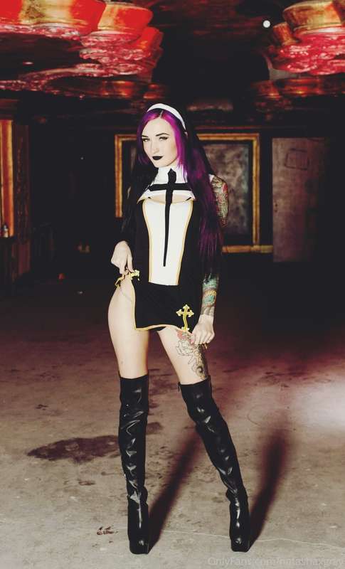 HD Naughty Nun photoshoot! (Last Halloween part 4) 6