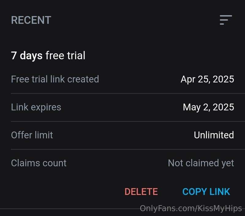 RE: free 7 daysI just sent out a new mass message with a dif..