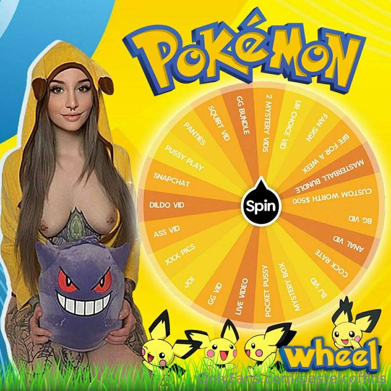 ⚡️ ***PIKACHU POKEMON WHEEL*** ⚡️

**i choose you** to spin ..