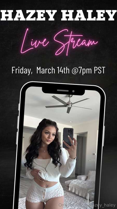 Going LIVE for the first time in a while this Friday March 1..