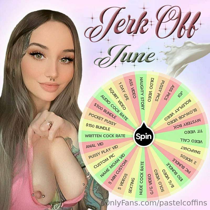 ***Jerk Off June Wheel*** 💗

Let me drain your balls with so..