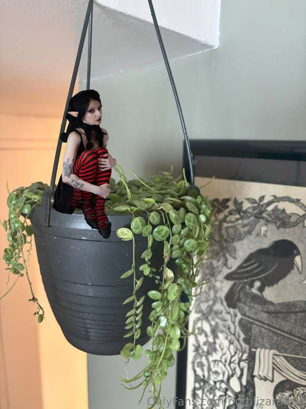 My plant is growing a new sprout! See the NSFW version on my..