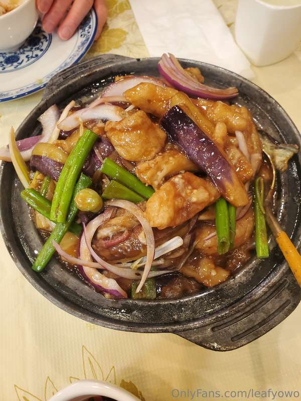 Kung Pao 🐄  Braised 🍆 and fried 🐟  Crispy Tofu 1
