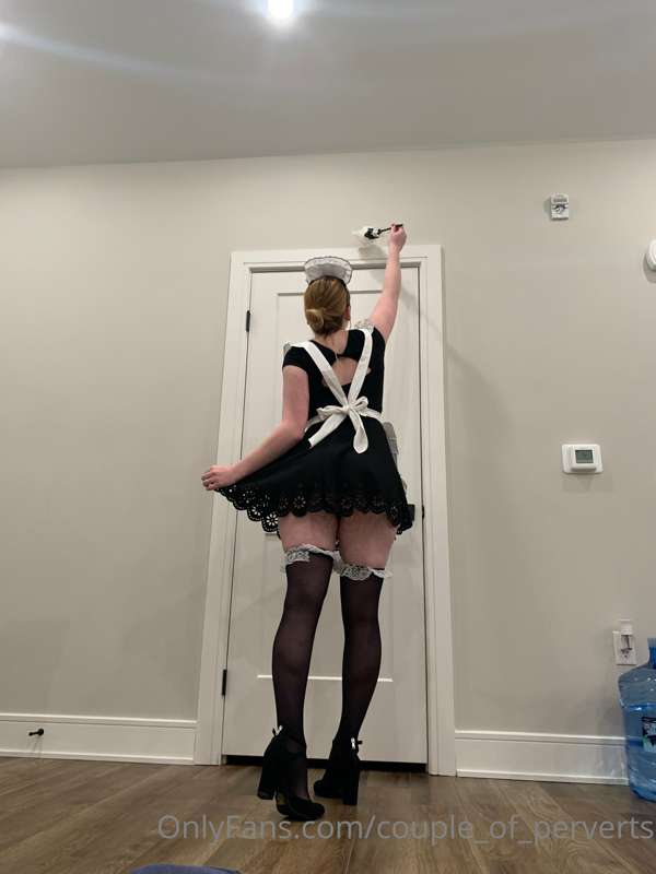 This fuckdoll used its maid feature to clean for its Master... 12