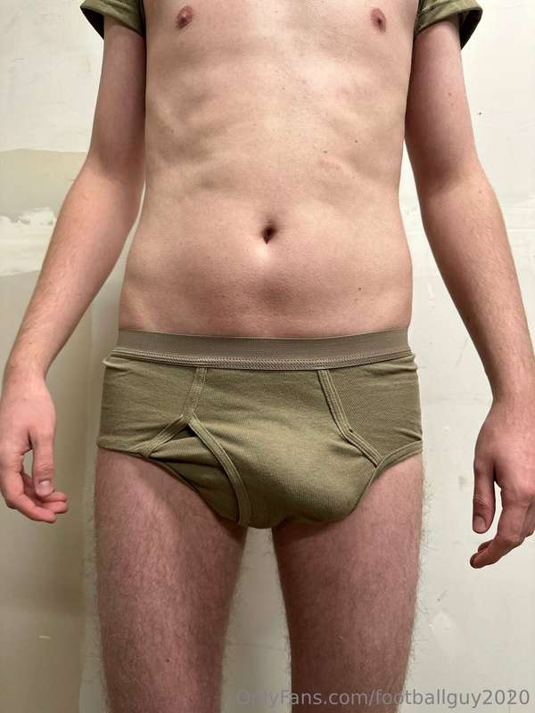 The private doing a little stripping down to his military br.. 10