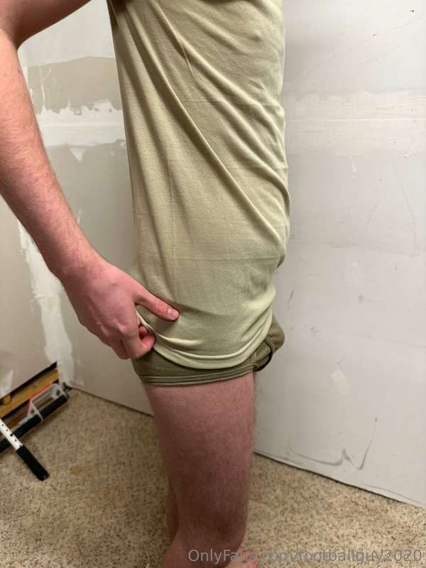The private doing a little stripping down to his military br.. 2