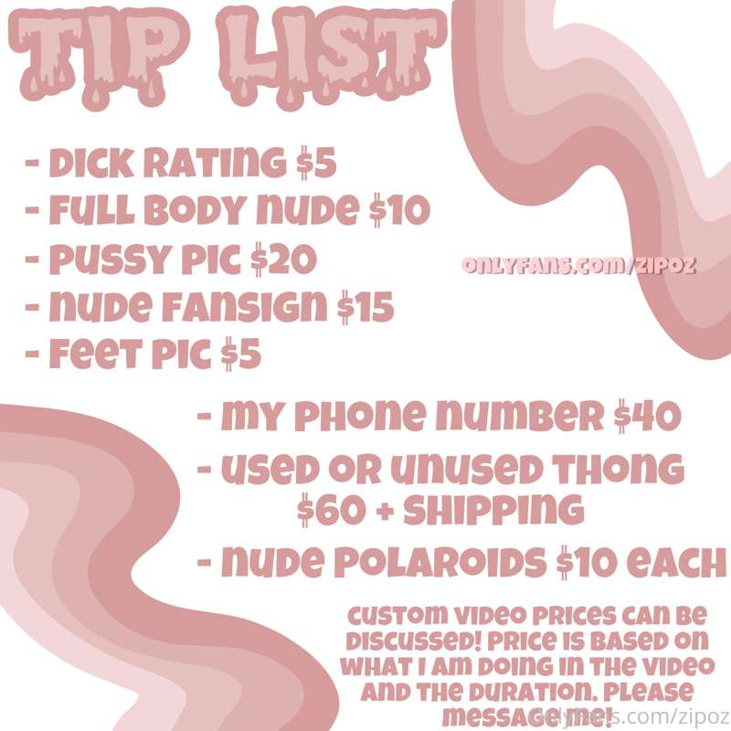 Made a new tip list that I feel is better :)

Also, don’t fo..