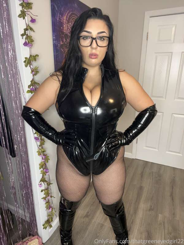 Do you like me in dominatrix attire? 7