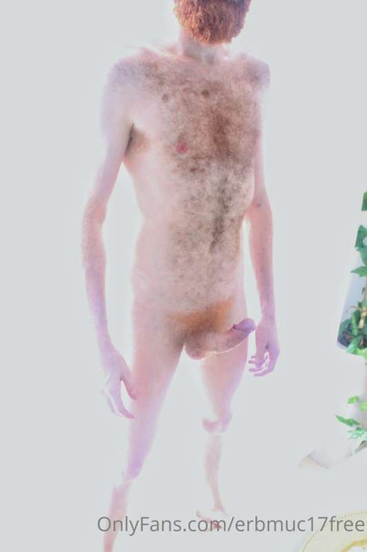 Ginger and extremely white