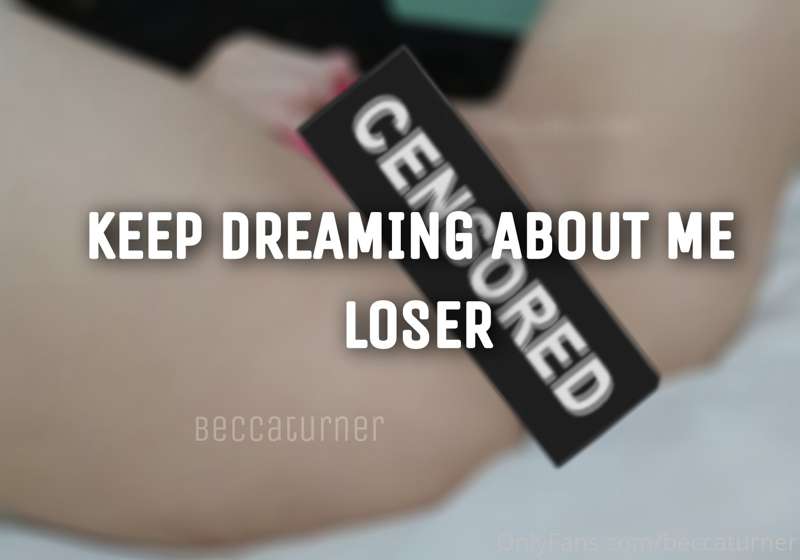 I know you dream about me, this is another chance to keep wo..