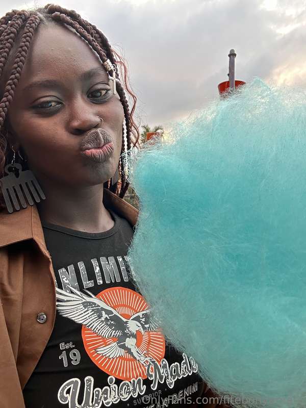 Chocolate and cotton candy, sounds like a good combo to you?..
